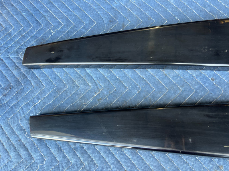 2005-2011 Audi A6 Right & Left Exterior Door Trim Pair Black OEM #3442EM