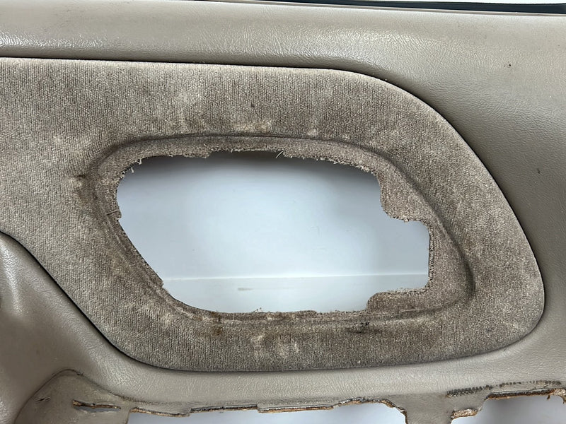 1995-1998 Chevrolet GMC C/K Left & Right Door Card Trim Panel Pair Tan OEM