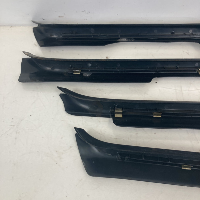 1981-1985 Volvo 240 245 Scuff Plate Set of 4 1202799 1202800 1202801 1202802 OEM
