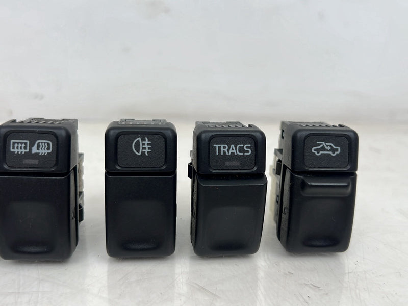 1993-1997 Volvo 850 Dash Sunroof Tracs Info Defrost Sport Switch Set OEM