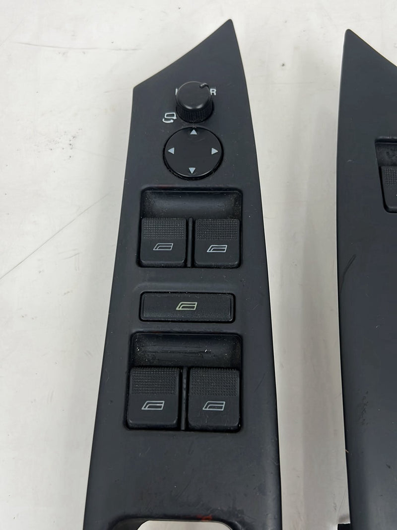 2001-2003 Audi S8 D2 A8 Door Window Switch w/ Trim Black Set of 4 OEM #6107EM