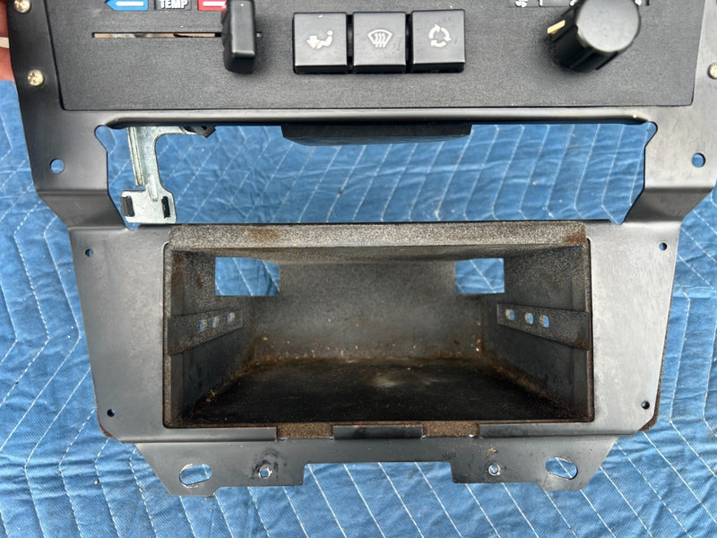 1986-1993 Volvo 240 244 245 Center Dash Trim Climate Control Panel OEM #4107EM