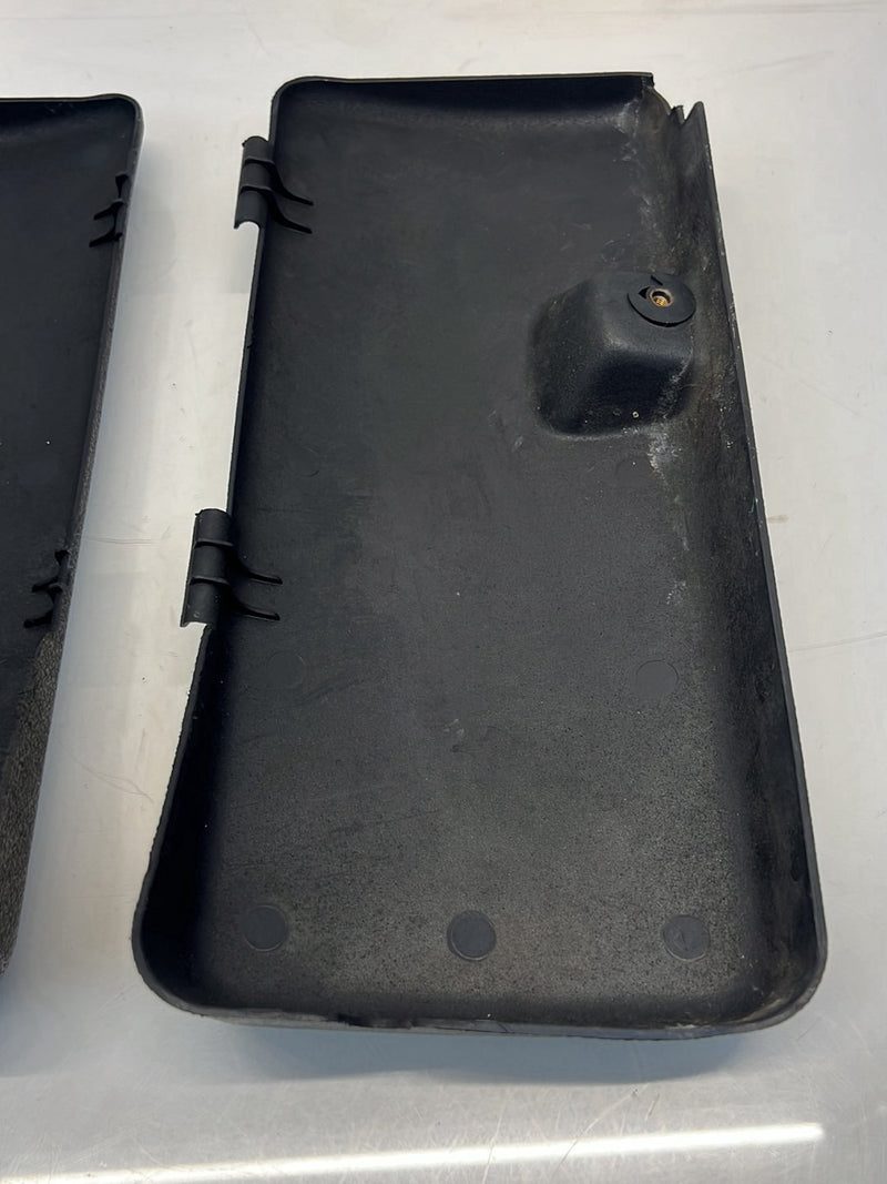1975-1980 Volvo 244 240 Tail Light Trim Access Panel Trim Pair Black OEM #5267EM