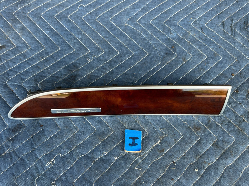 2005-2011 Audi A6 Front Dash Passenger Right RH Trim Wood 4F1853190S OEM #3462EM