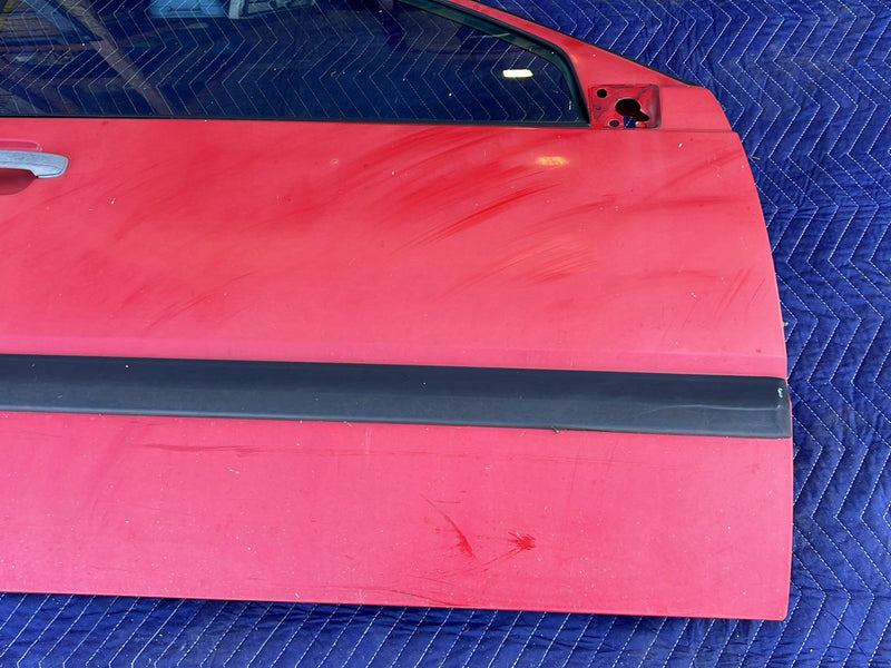 1993-1997 Volvo 850 Front Passenger Right RH Door Assembly Red OEM
