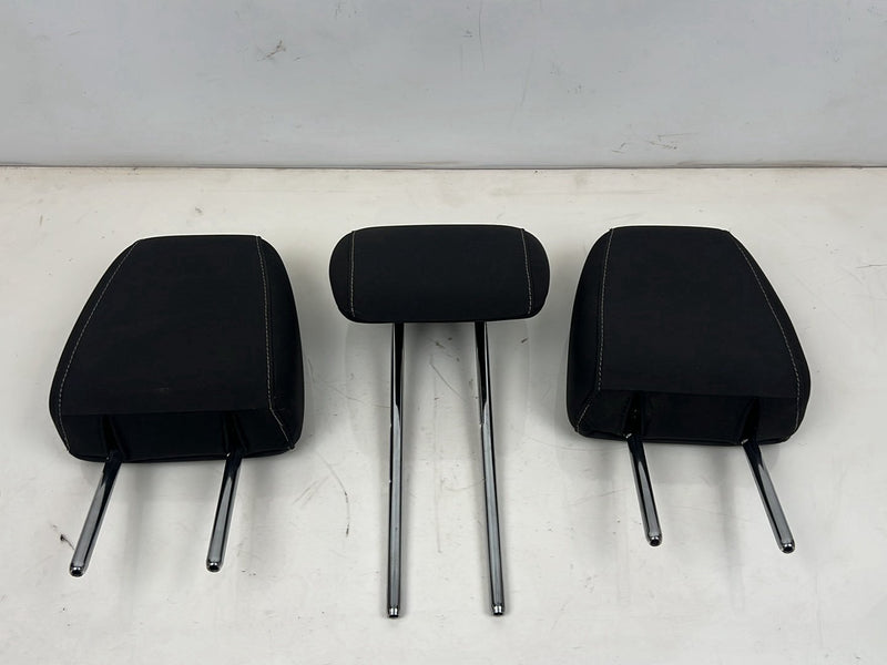 2013-2019 Ford Escape SE Rear Seat Headrest Set of 3 Black Cloth OEM #5446EM