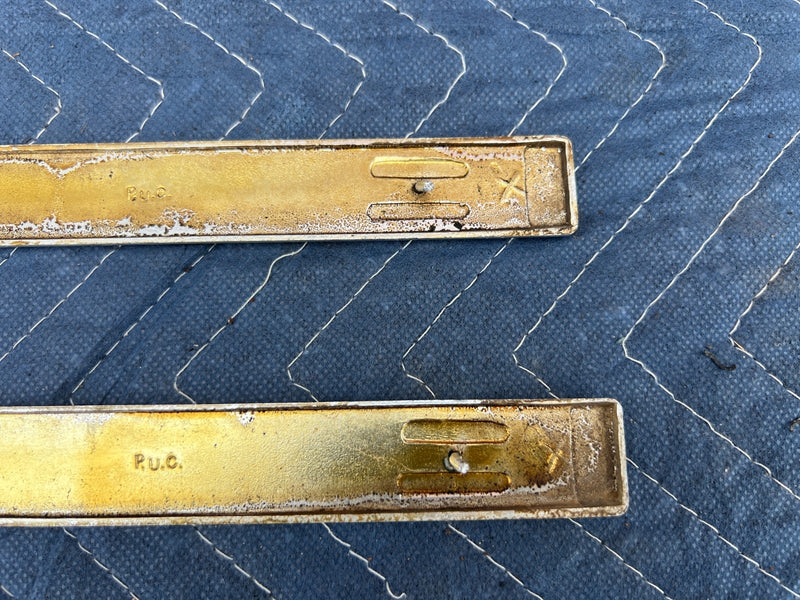 1967-1974 Volvo 140 142 Coupe Exterior Rear Trunk Emblem Badge Set OEM #4871EM