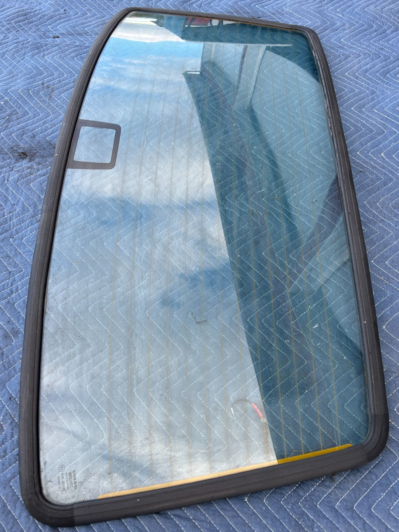 1986-1993 Volvo 240 244 Sedan Only Rear Windshield Window Glass OEM #4247EM
