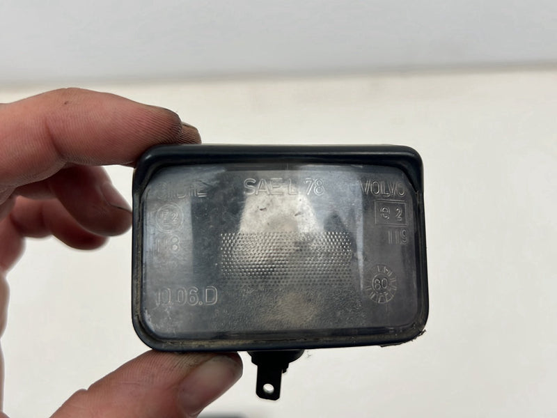 1975-1980 Volvo 244 240 Right &amp; Left Rear License Plate Light Pair OEM #5369EM