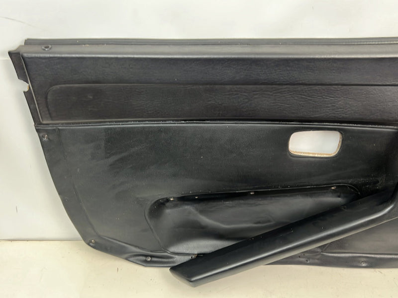 1983-1985 Porsche 944 Left + Right Door Card Panel Pair Black OEM #5706EM