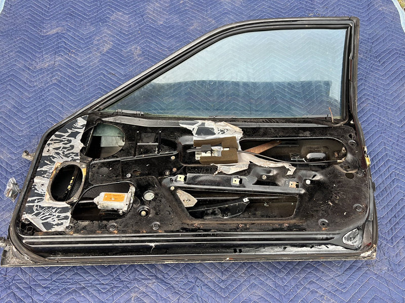 1983-1985 Porsche 944 Front Passenger Right Door Assembly Black OEM #5718EM
