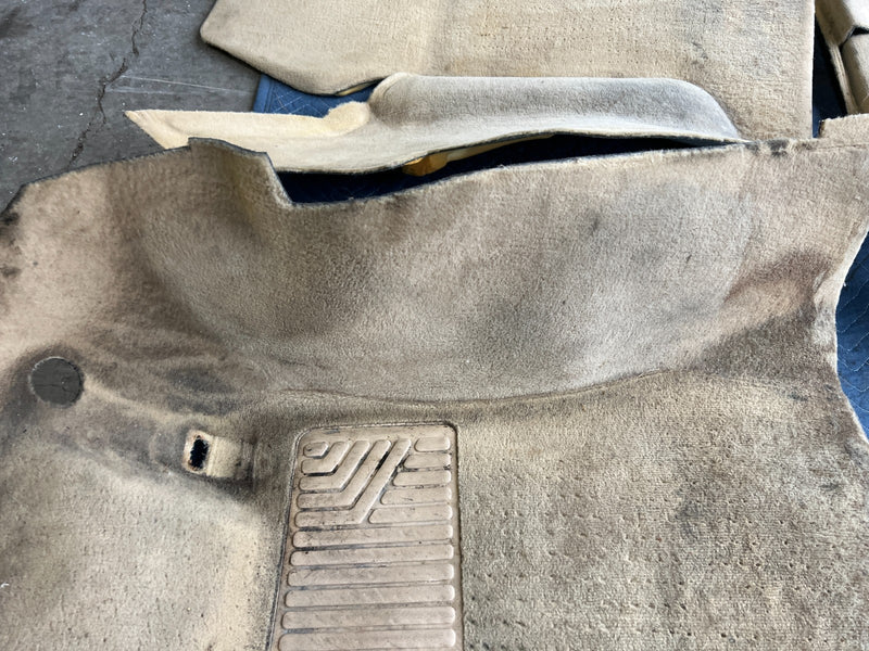 1998-2003 Mercedes W210 E320 Wagon Molded Carpet Full Set Tan OEM #4738EM