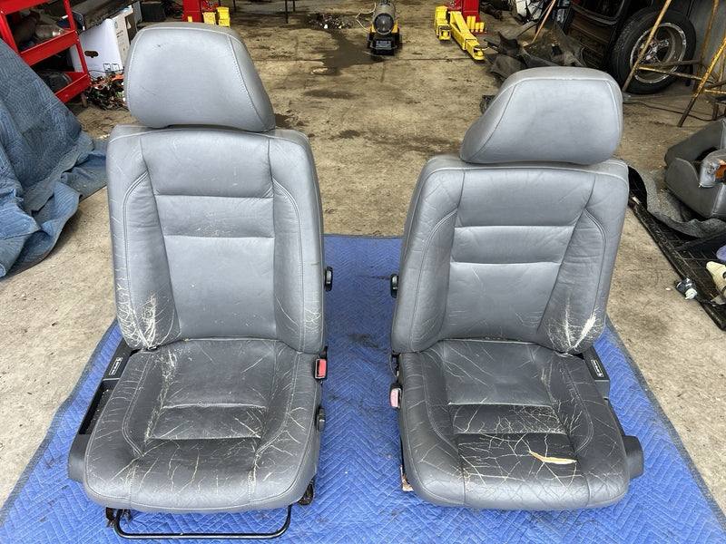 1993-1997 Volvo 850 850R Front Charcoal Seat Pair Left & Right OEM #4409E