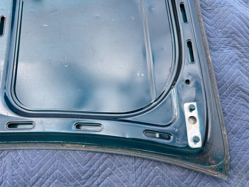 1986-1993 Volvo 240 244 Sedan Rear Trunk Deck Lid Panel Green OEM #4237EM