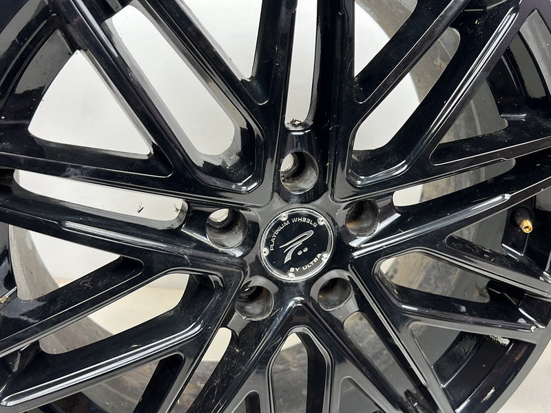 2004-2007 Volvo S60R V70 Platinum by Ultra 17x8" Wheel Pair Gloss Black OEM #5829EM
