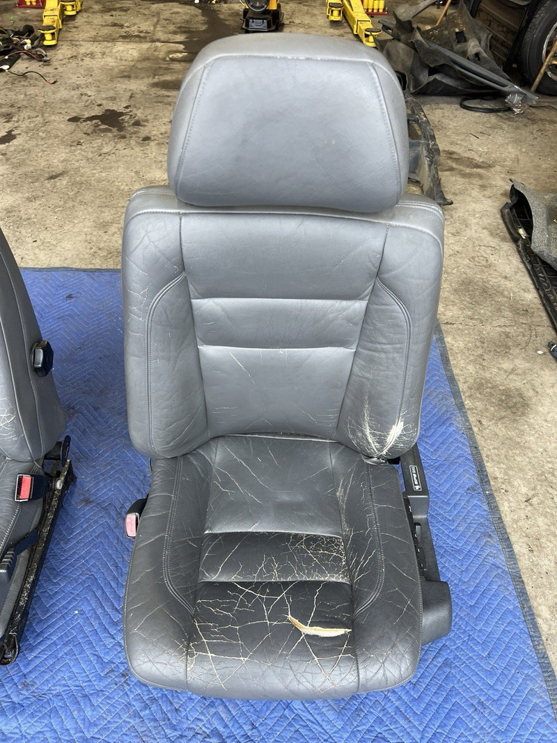 1993-1997 Volvo 850 850R Front Charcoal Seat Pair Left & Right OEM #4409E