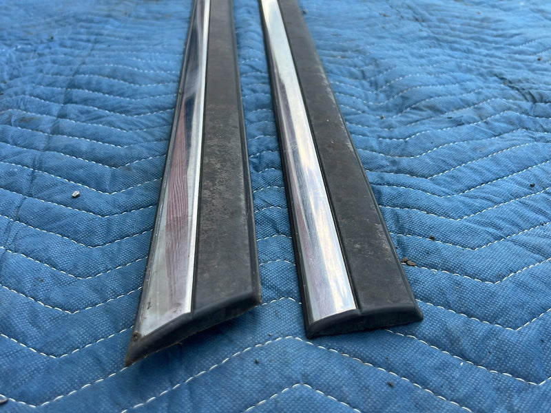 1975-1980 Volvo 244 240 Right &amp; Left Belt Line Trim Molding Chrome OEM #5420EM