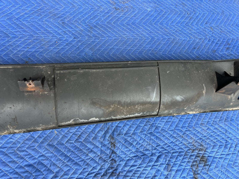 1989-1995 Volvo 740 940 Sedan Rear Bumper Cover Lower Valance Black OEM #3815EM