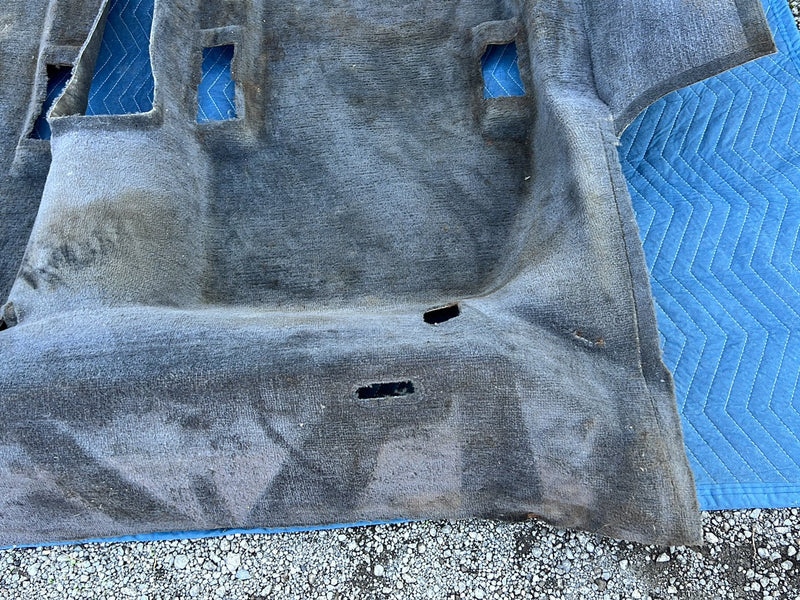 1993-1997 Volvo 850 Wagon Front & Rear Molded Carpet Set Gray OEM