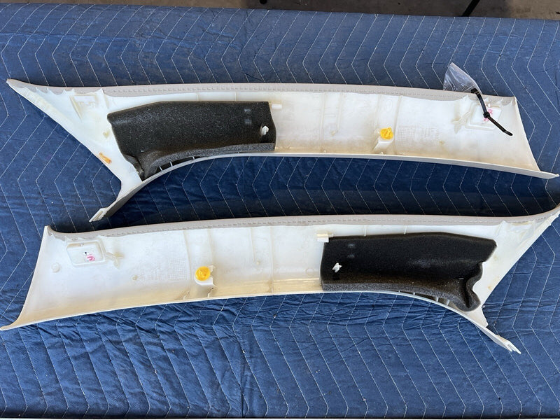 2008-2015 Volvo XC70 S80 Tan A Pillar Trim Left & Right Interior OEM #4320E