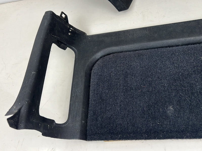 1990-1992 Volvo 740 745 940 Wagon Rear Hatch Trim Panel Black Pair OEM #5872EM