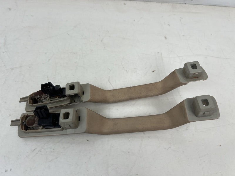 1998-2000 Volvo S70 V70 XC Overhead Grab Handle Set w/ Lights Tan OEM #6855EM