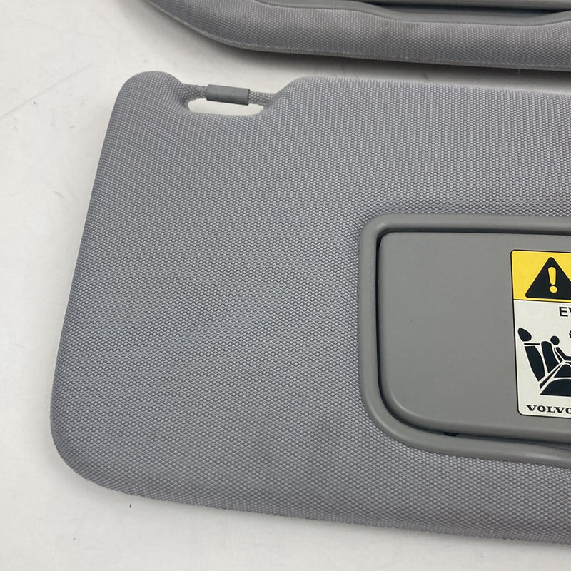 2003-2006 Volvo XC90 Right & Left Sun Visor Shade Gray Cloth 39890510 OEM #4802M