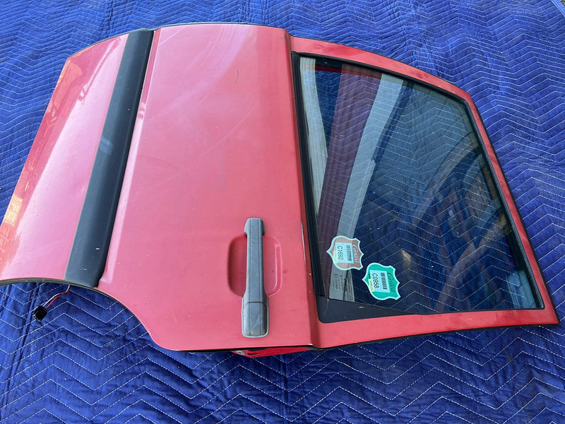 1993-1997 Volvo 850 Rear Driver Left LH Door Assembly Red OEM