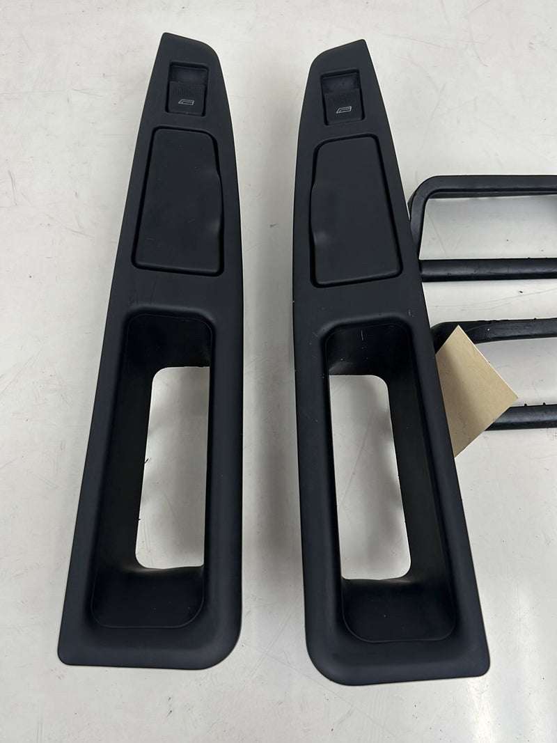 2001-2003 Audi S8 D2 A8 Door Window Switch w/ Trim Black Set of 4 OEM #6107EM