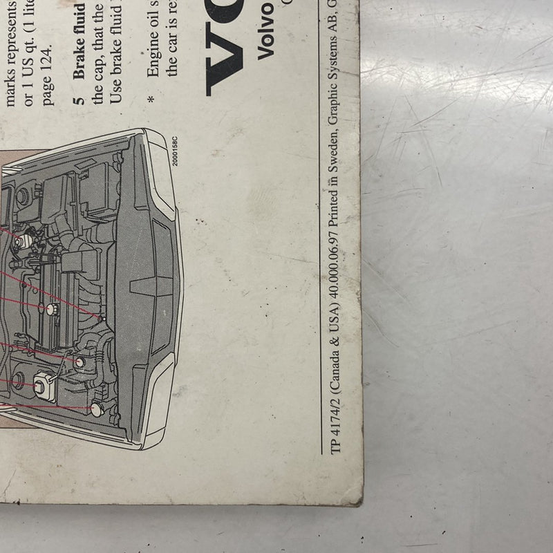 1998-2000 Volvo V70 Owners Manual Book Booklet OEM #5171M