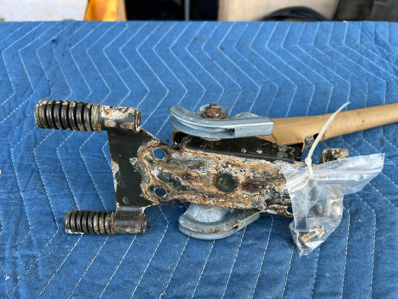 1986-1993 Volvo 240 244 Sedan Parking Emergency E Brake Lever Tan OEM #4204EM