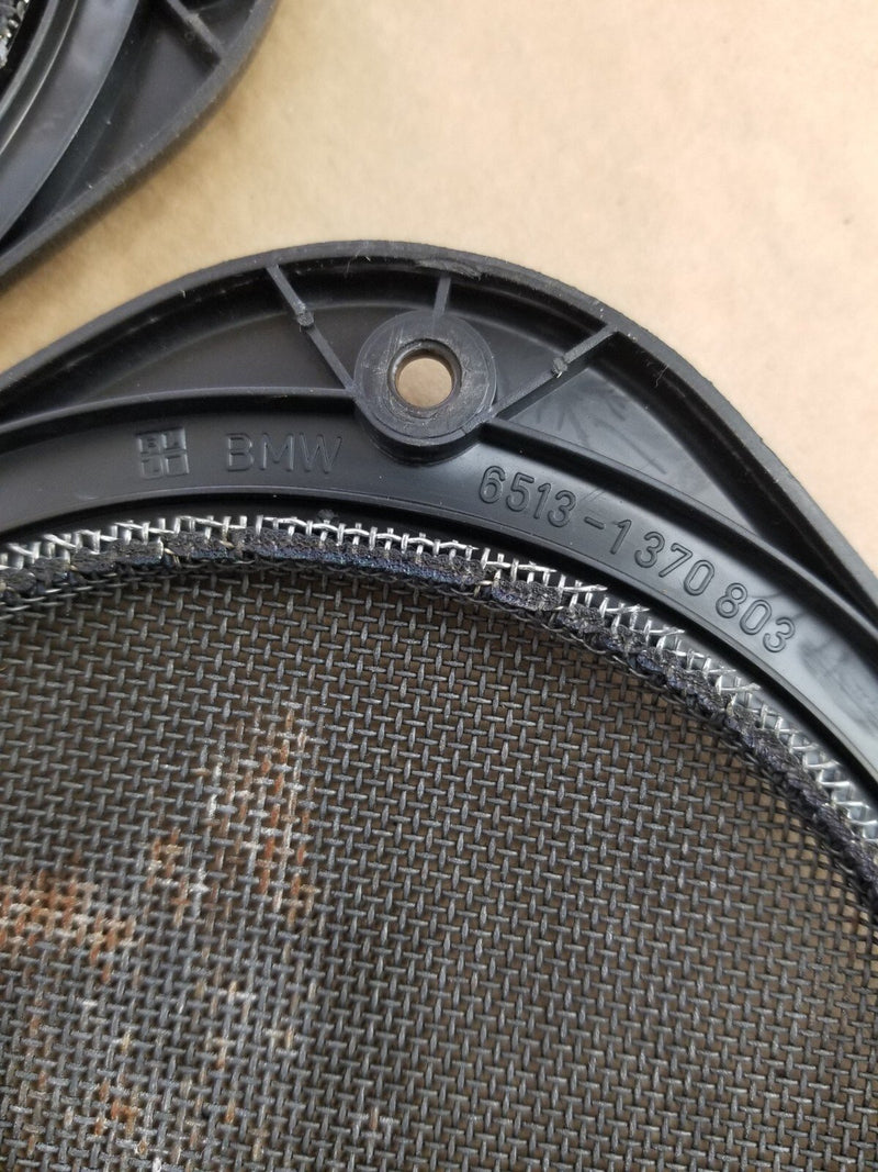 1984-93 BMW E30 318i 325i Front Rear Left Right Speaker Set w/ Covers OEM#462CN