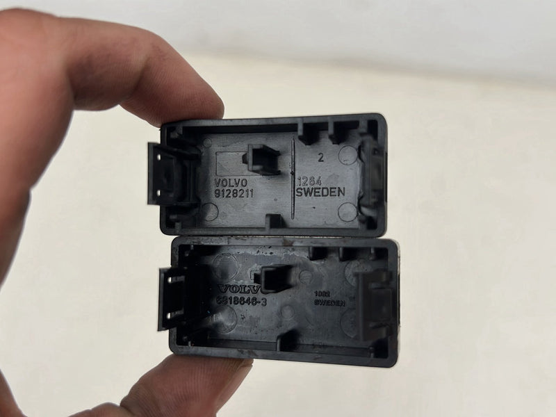 1993-1997 Volvo 850 Dash Blank Filler Switch Set of 4 9128211 OEM