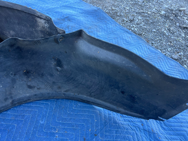 1986-1993 Volvo 240 244 Front Right & Left Wheel Well Liner Pair OEM #4312EM