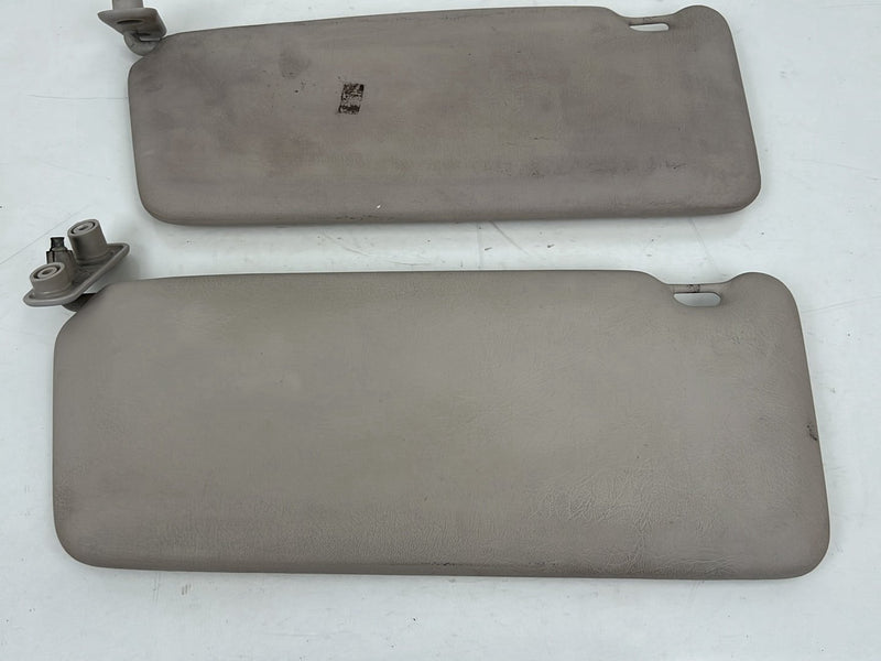 1990-1992 Volvo 740 745 940 Left & Right Sun Visor Shade Pair Tan OEM #5841EM