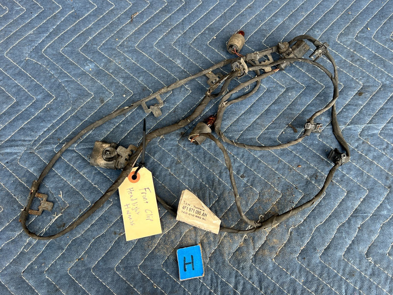 2005-2011 Audi A6 Front Bumper Headlight Lamp Wiring Harness OEM #3426EM