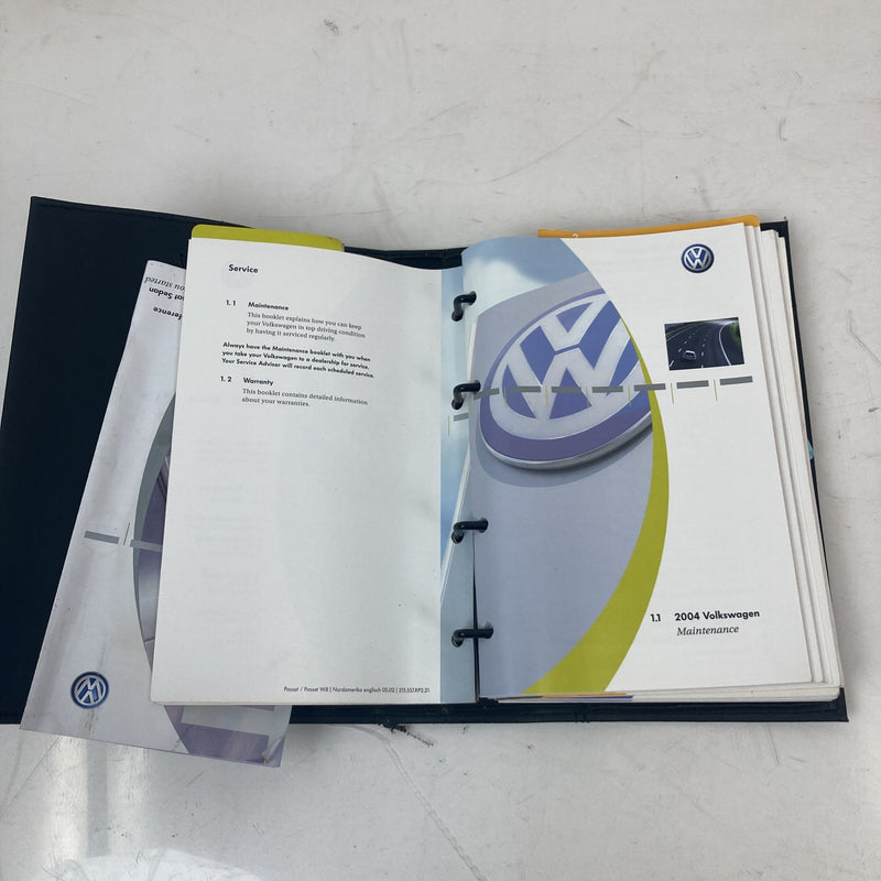 2001-2005 Volkswagen Passat Owners Manual Book OEM #5526M