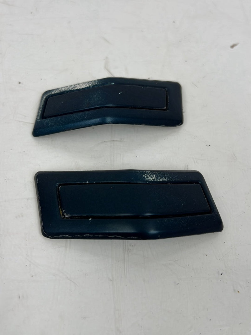 1990-1992 Volvo 740 745 940 Wagon Only Rear Upper Roof Trim Blue Pair OE #5915EM