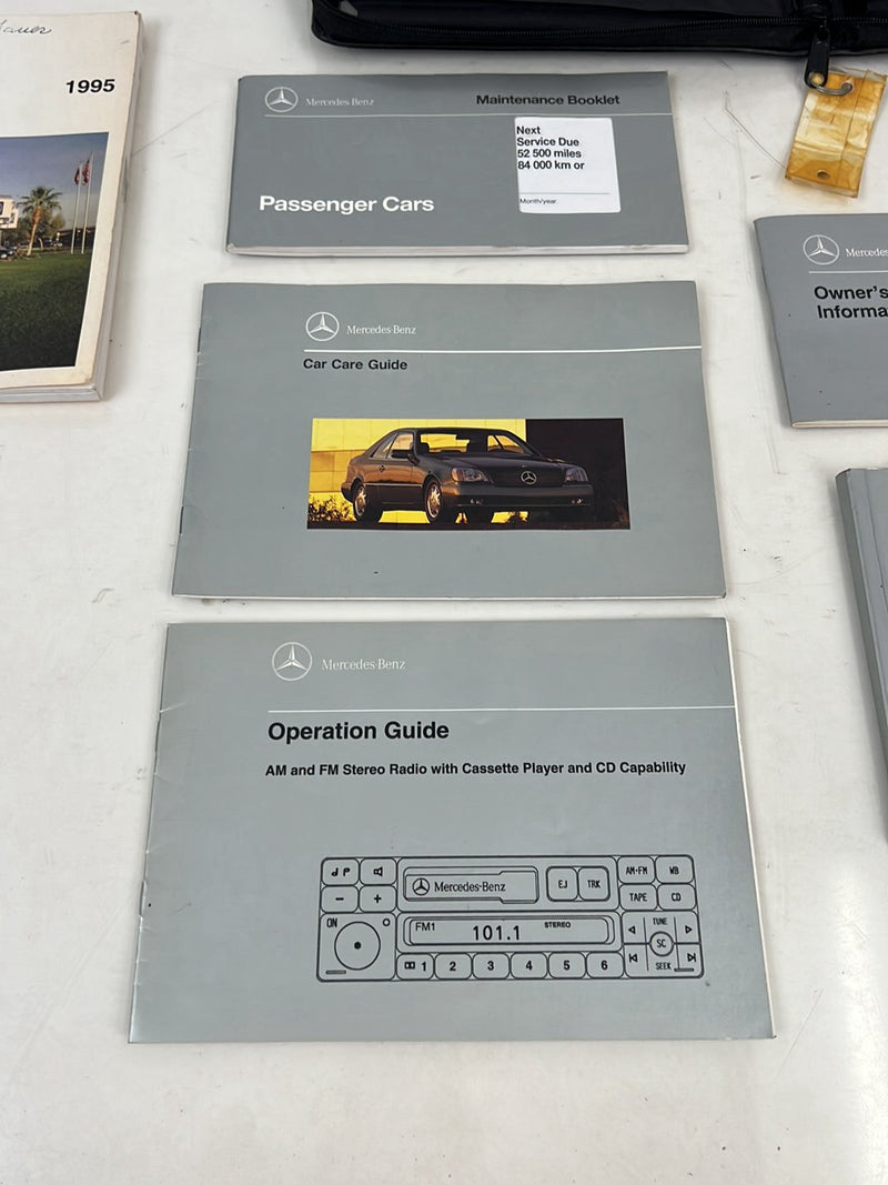 1996 Mercedes-Benz C220 C280 Owners User Manual Booklet w/ Case OEM #5622EM