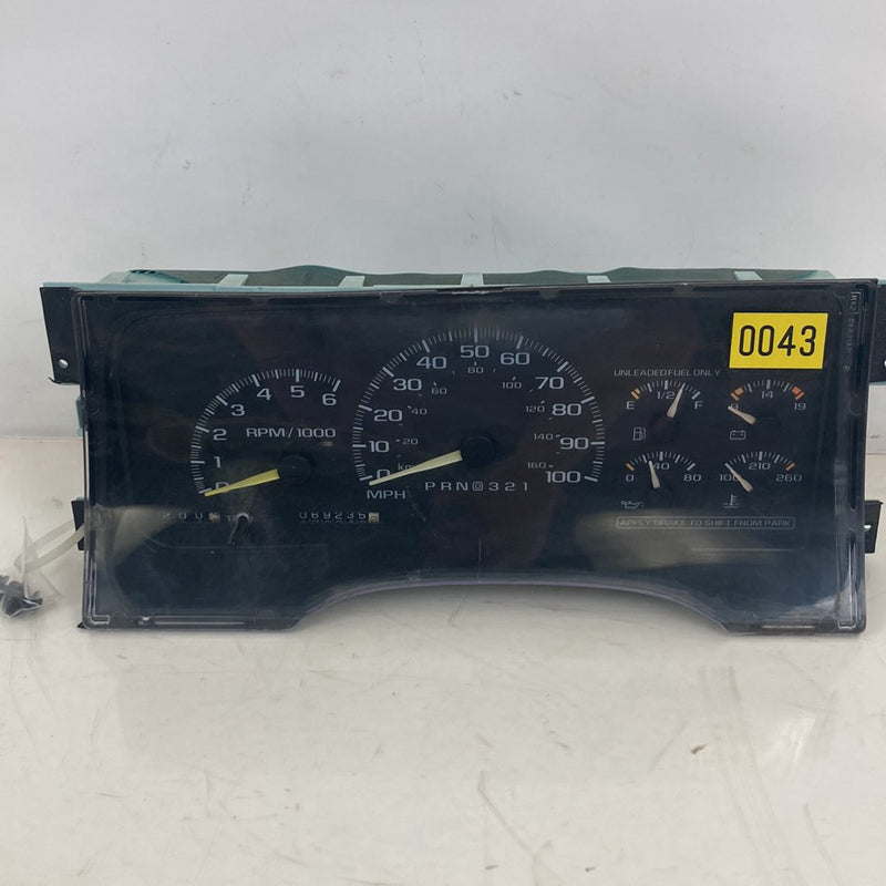 1995-1998 Chevrolet Silverado 2500 GMT400 Gauge Cluster 16176850 OEM
