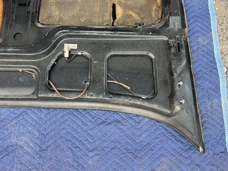 1983-1985 Porsche 944 Engine Bonnet Hood Panel Assembly Black OEM #5716EM