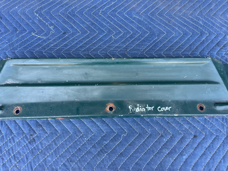 1967-1974 Volvo 140 142 144 145 Front Radiator Cover Trim Green OEM #4957EM