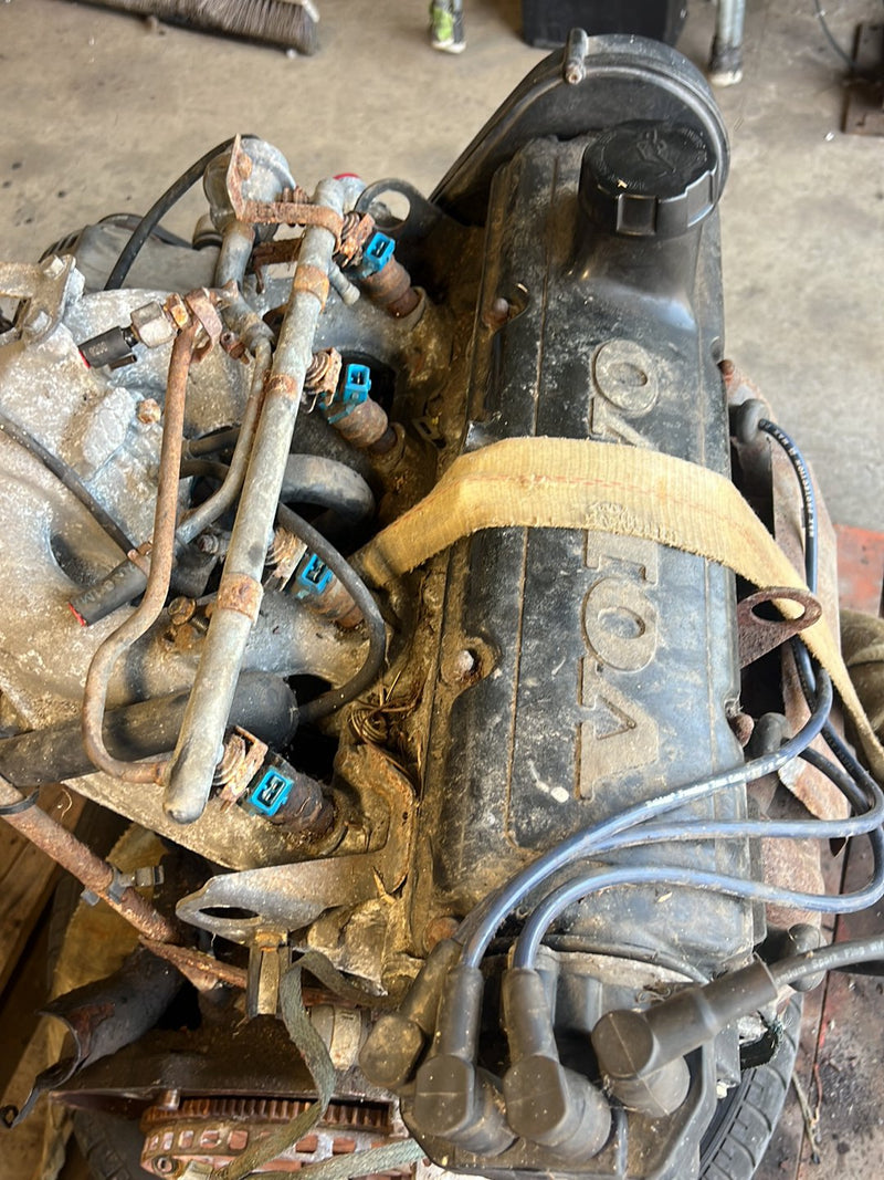 1990-1992 Volvo 740 745 940 4 Cyl 2.3L B230F Complete Engine Assembly *Running* OEM #5954EM