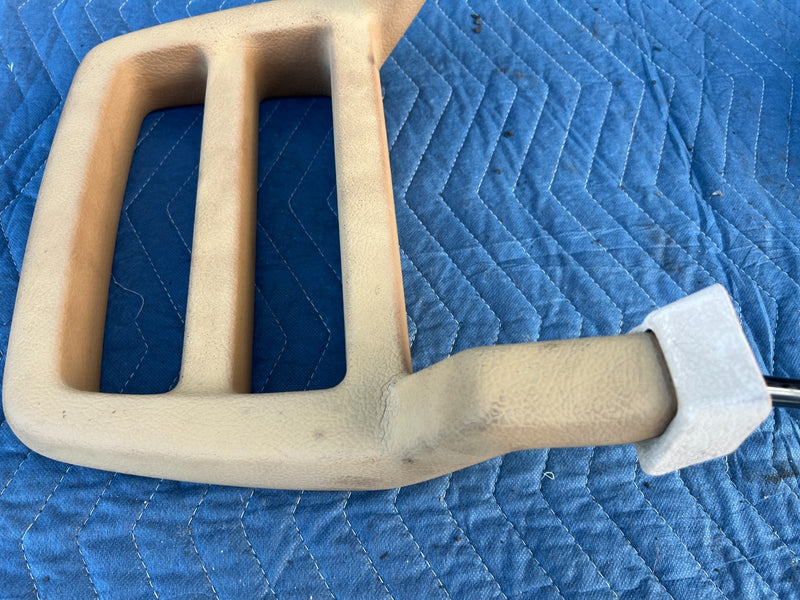 1986-1993 Volvo 240 244 Sedan Rear Right & Left Headrest Pair Tan OEM #4243EM