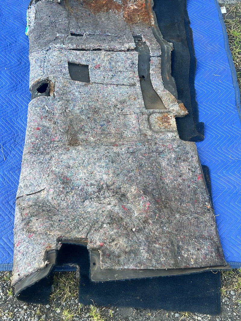 1988-1998 Chevrolet Silverado Ext Cab 4x4 Molded Carpet Set Dark Blue OE #5537EM