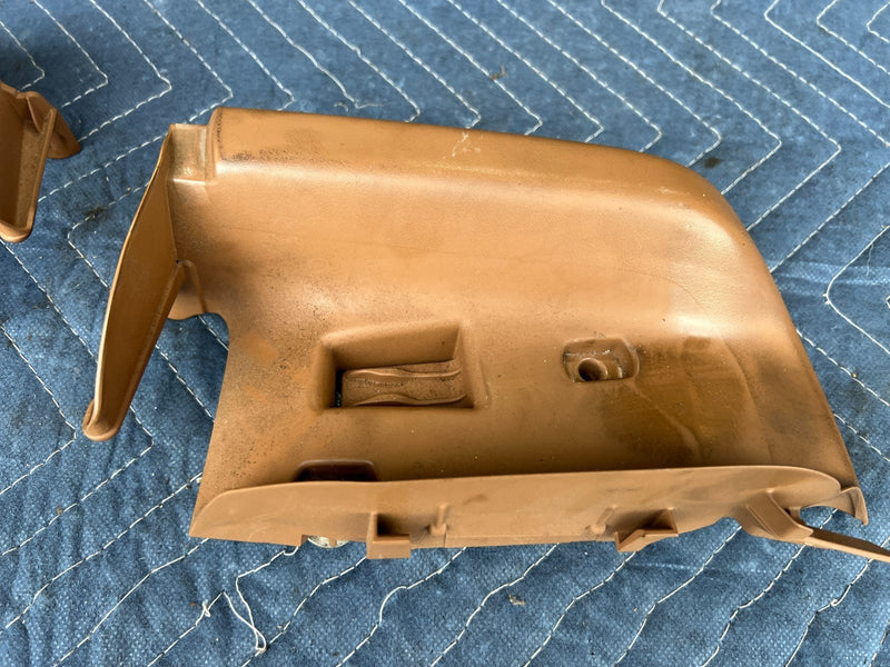 2005-2011 Audi A6 Rear Right Left Seat Belt Guide Cover Trim Amaretto OE #3404EM