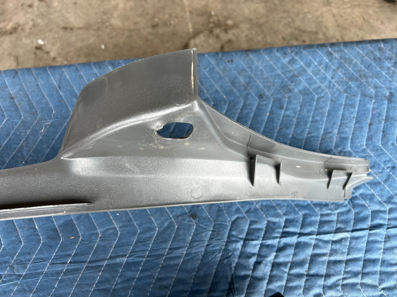 1989-1995 Volvo 740 940 Sedan Rear Right & Left Seat Trim Pair Gray OEM #3671EM