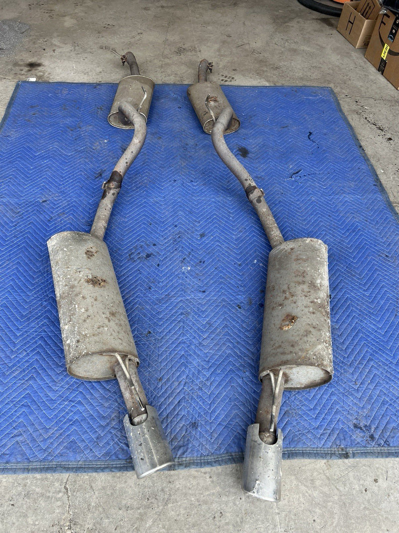 1998-2003 Jaguar XJR XJ8 X308 4.0L Resonator & Muffler Set w/Pipes OEM #4745E
