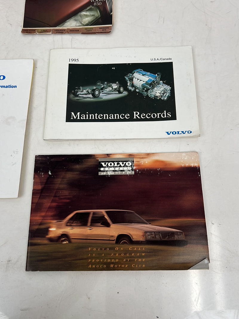 1995 Volvo 850 Owners Manual Booklet User Guide Book Set OEM