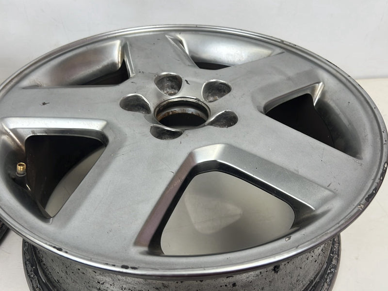 1998-2000 Volvo V70 5 Spoke 6.5Jx16 16" Wheel Set Smoked Hyper 5x108 OEM #6351EM
